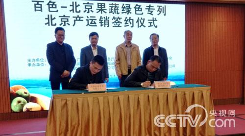 &ldquo;百色一號(hào)&rdquo;果蔬產(chǎn)運(yùn)銷(xiāo)對(duì)接簽單1.5億元_三農(nóng)頻道_央視網(wǎng)(cctv.com)